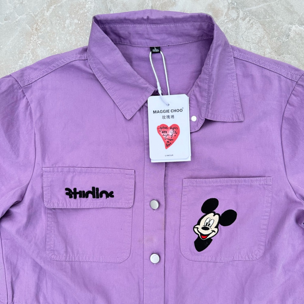 Purple Mickey Romper